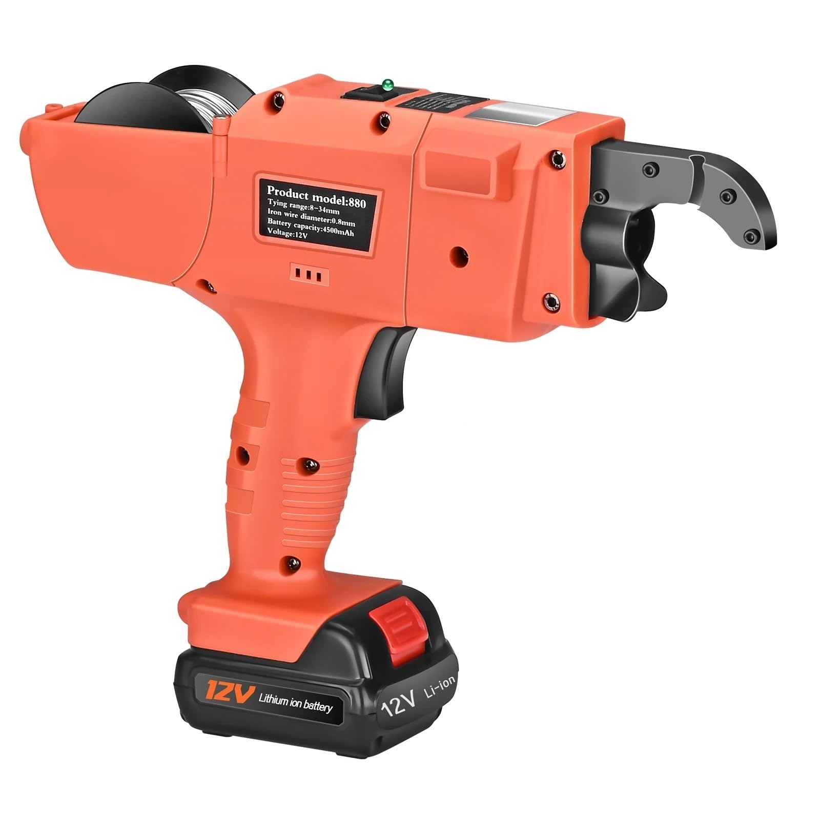 Macchine rilegatrici Macchina di rilegatura del livello dell'armatura Automano automatico con pinze a batteria Plastica Push Push Electric Leasing Machine Rilegatrice a dorsi plastici