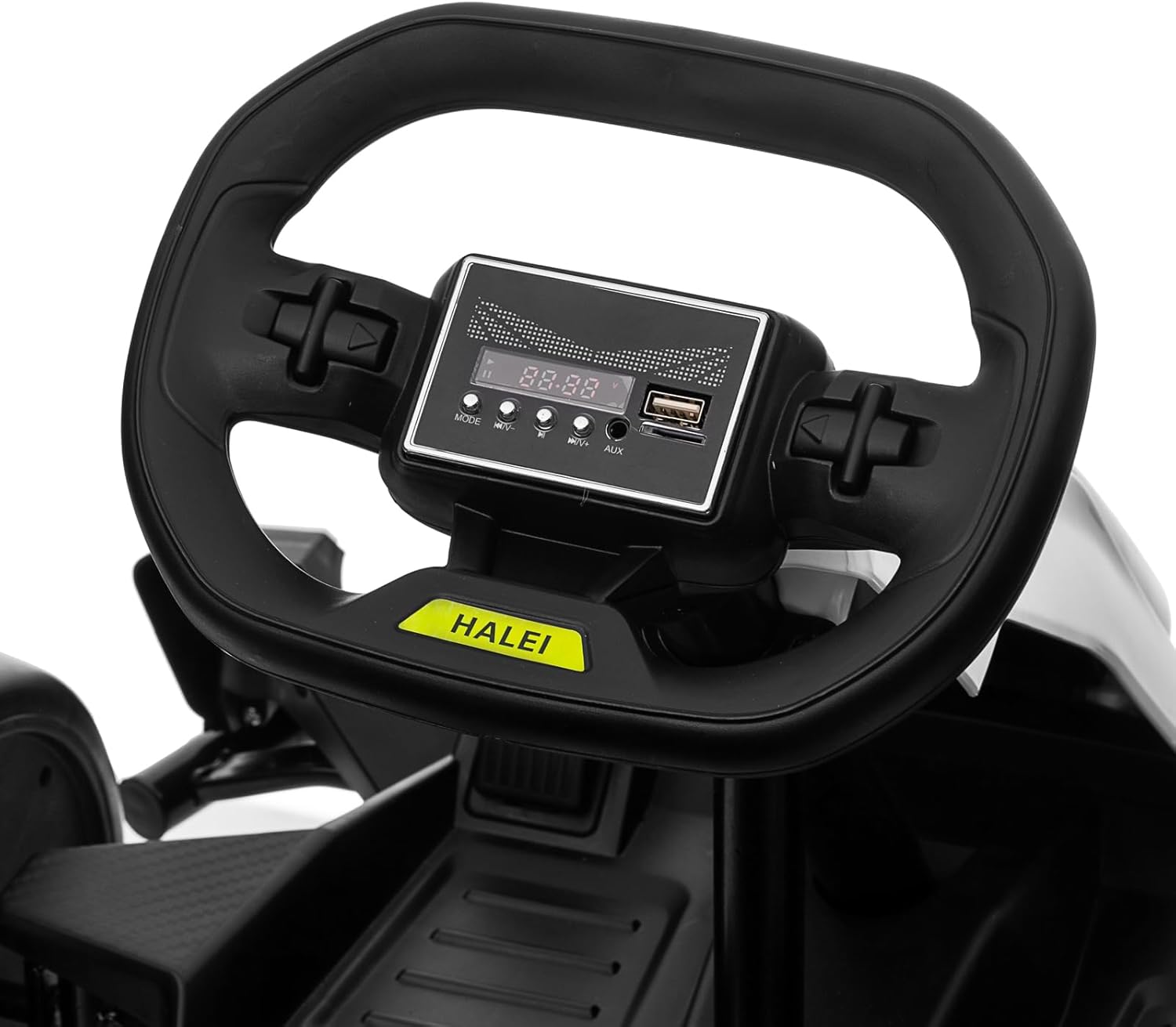KerryYoo Go Kart Steering Wheel Accessories, Children's Electric Powered Ride On Toys Car Replacement Parts Steering Wheel