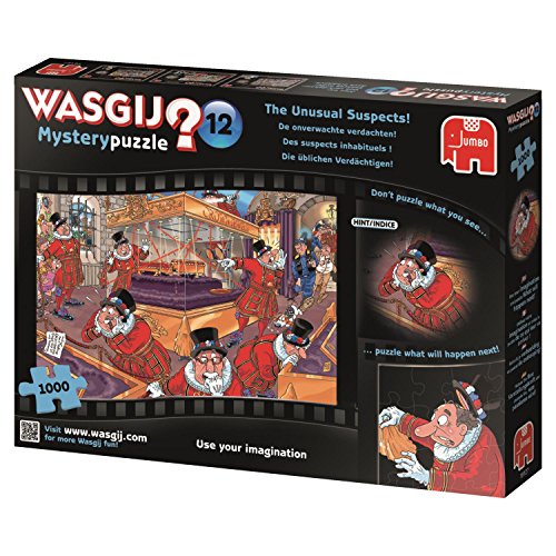 Jumbo 19127 Puzzle Wasgij Mystery-Die üblichen Verdächtigen, 1000 Teile – Ansicht 5
