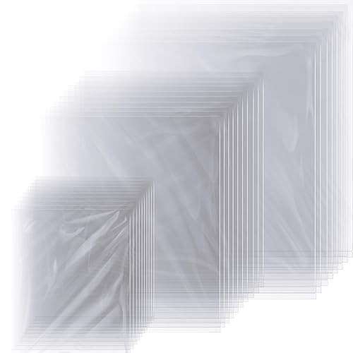 Miniatura 8 de Shappy 200 bolsas termorretráctiles de PVC de 3 tamaños, sin olor, transparente, para envolver manualidades y regalos