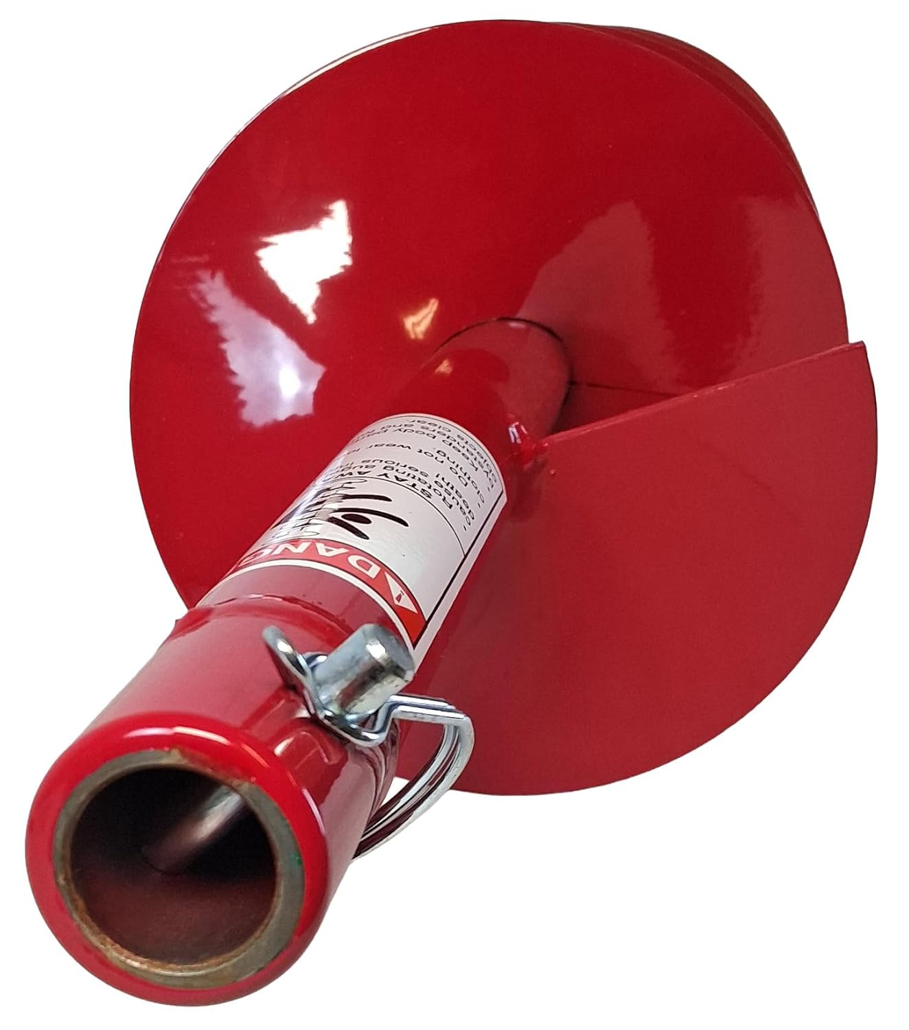 Genuine OEM 8" Earth Auger Bit RD8 Compatible with Groundhog ModelONE 1" Round Hub, One-Man Earth Drill RD8