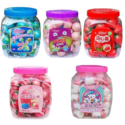 50個グミ 地球グミ 目玉グミ 果汁グミ 外国のお菓子 - 18g*50個入 菓子セット Youtube insで話題 咀嚼音 お菓子 ギフト- グミ 業務用 誕生日プレゼント フェスティバル 中国産 (福袋グミ×1缶)