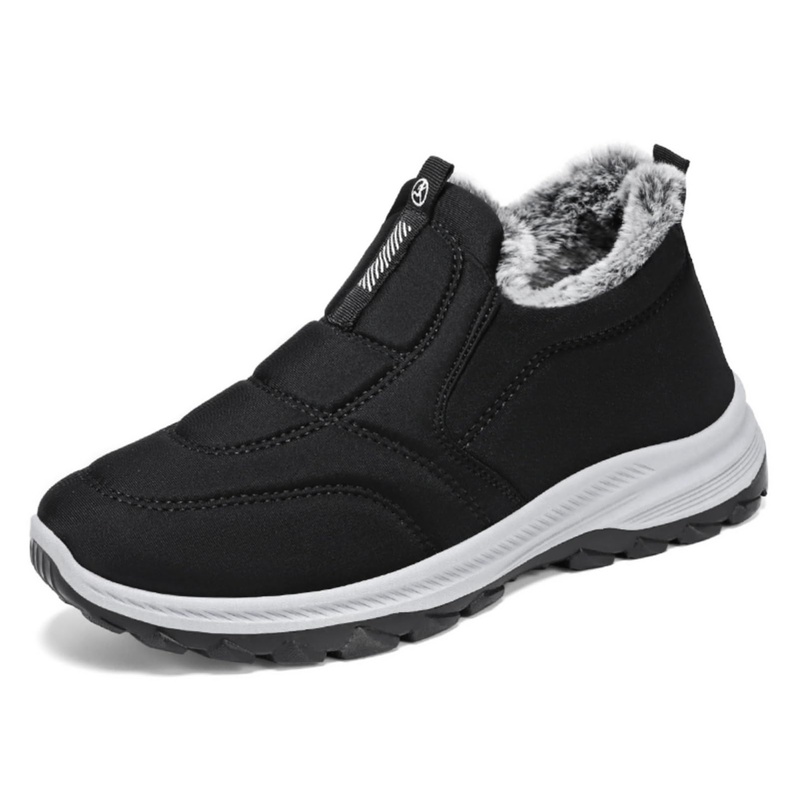 Slip-on Warm Gefütterte Sneakers Winterschuhe Herren Damen Wasserdicht Thermo rutschfest Snow Boots Schlupfstiefel