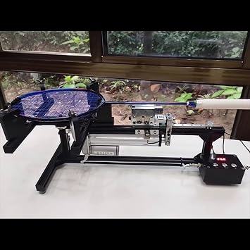 iDili AC 100-240V Automatic Control Badminton Racket Stringing Machine Wire Stretcher DIY Racket Frame Threading Machine + Tools Set