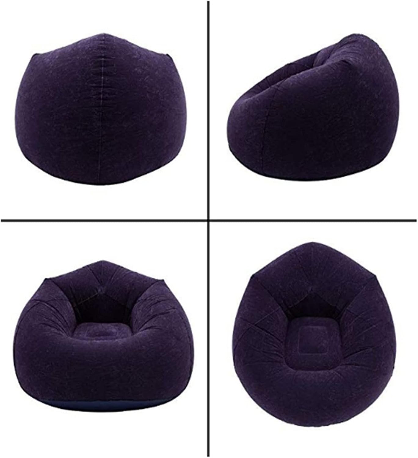 Bean Bag Outdoor Large Lazy Inflatable Sofa Sleeping Chair Lounger Seat Portable Leisure Bean Bag Sofa Chair