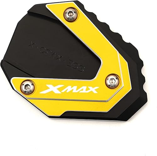 Placa de extensión para moto Soporte lateral lateral Ampliar almohadillas de extensión para Yamaha XMAX300 XMAX125 XMAX250 Xmax 300 125 250