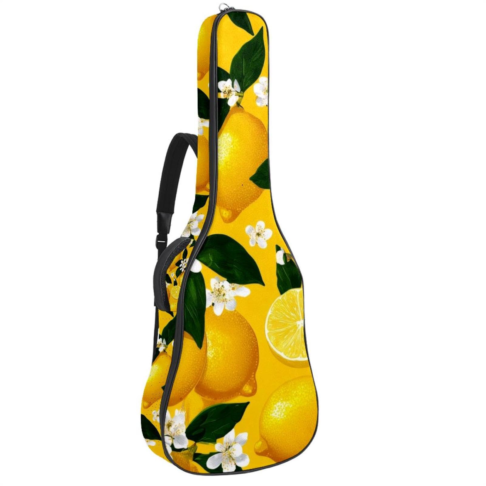 Tasche für Akustikgitarre in voller Größe, 1 cm dicke Polsterung, wasserdicht, 101,6 cm, 104,7 cm, 106,7 cm, nahtlose Halloween-Bonbons, Mehrfarbig 10, 42.9x16.9x4.7 in, Lässiger Tagesrucksack