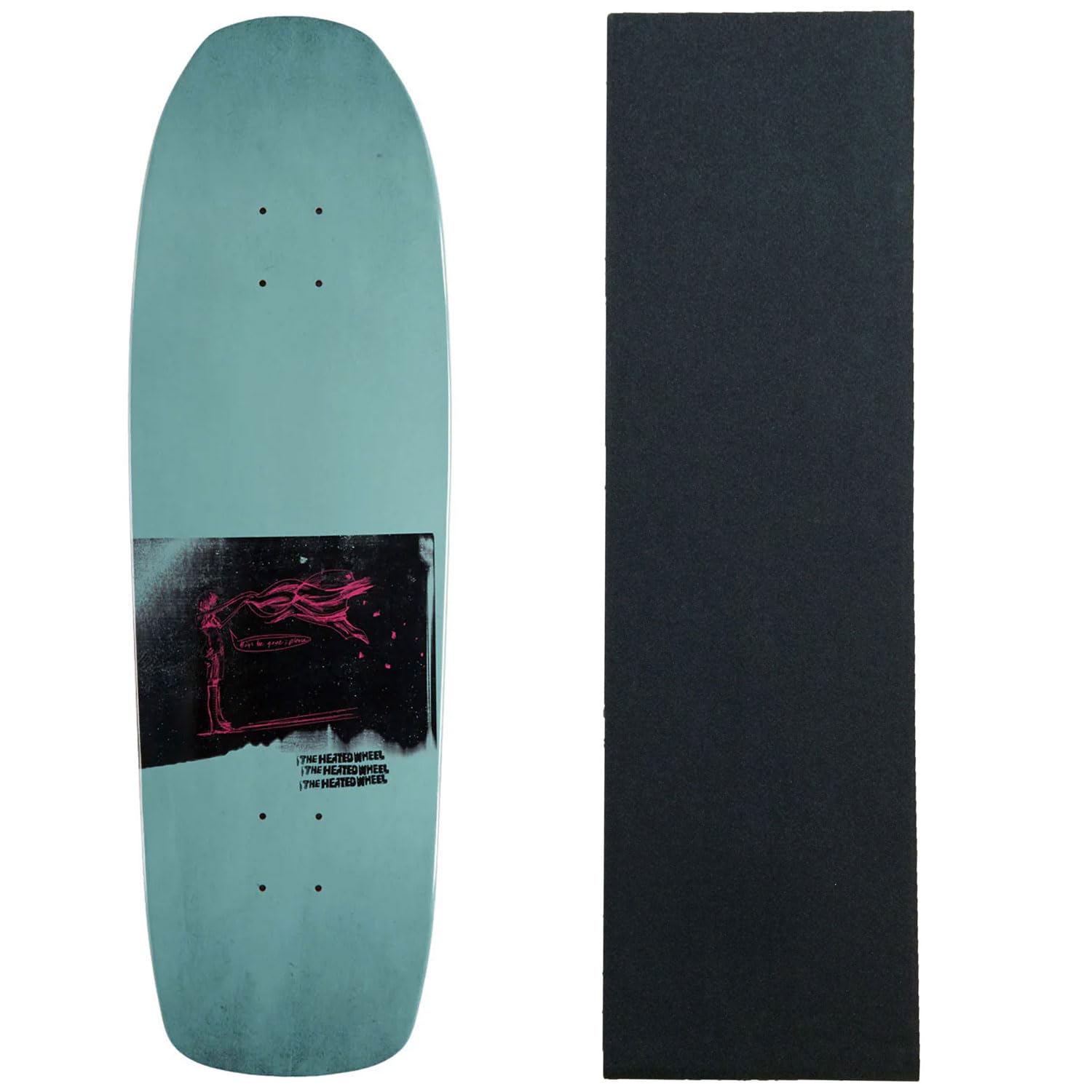 スケートボード The Heated Wheel 9.5 Amazon.com: The Heated Wheel Skateboard Deck Bugs Be Gone Mint 9.5