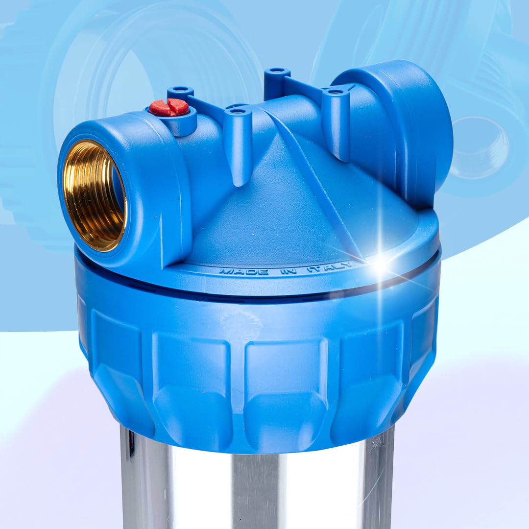 Aqpet Cartuccia Vuota Trasparente Apribile Per Impianto Osmosi A Bicchieri Da 10" - Post Filtro Resine