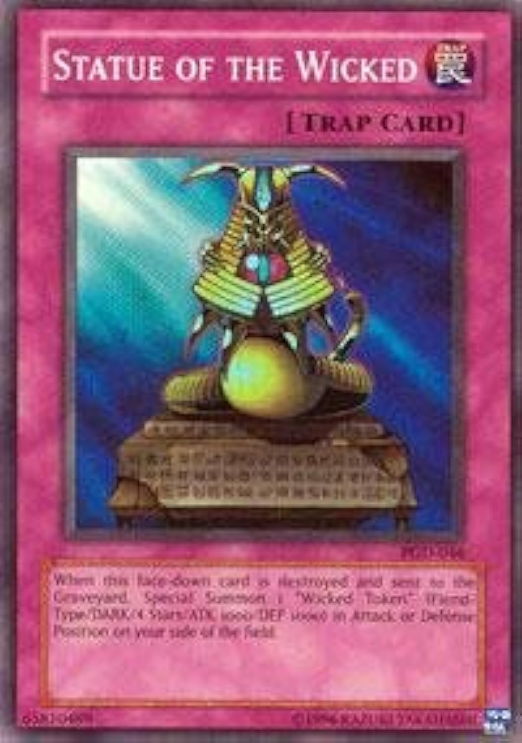 Yu-Gi-Oh! - Statue of The Wicked (PGD-046) - Pharaonic Guardian - 1st Edition