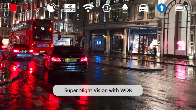 Amazon.com: Z-Edge Z3D 4K Front and Rear Dash Cam with WiFi