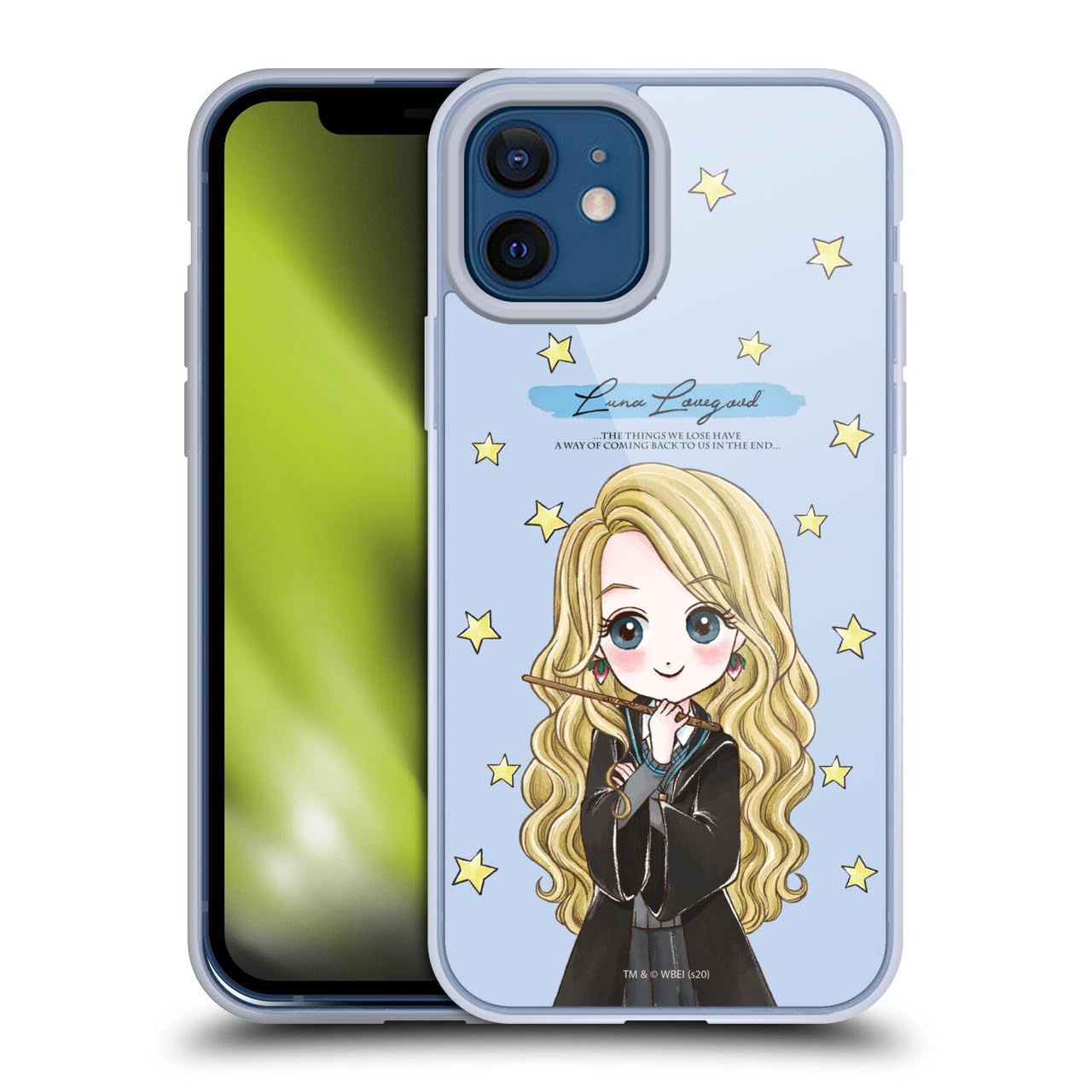 Head Case Designs Licenciado Oficialmente Harry Potter Patrón Luna Reliquias de la Muerte XXXVII Caso Funda de Gel Suave Compatible con Apple iPhone 12 / iPhone 12 Pro — view 164