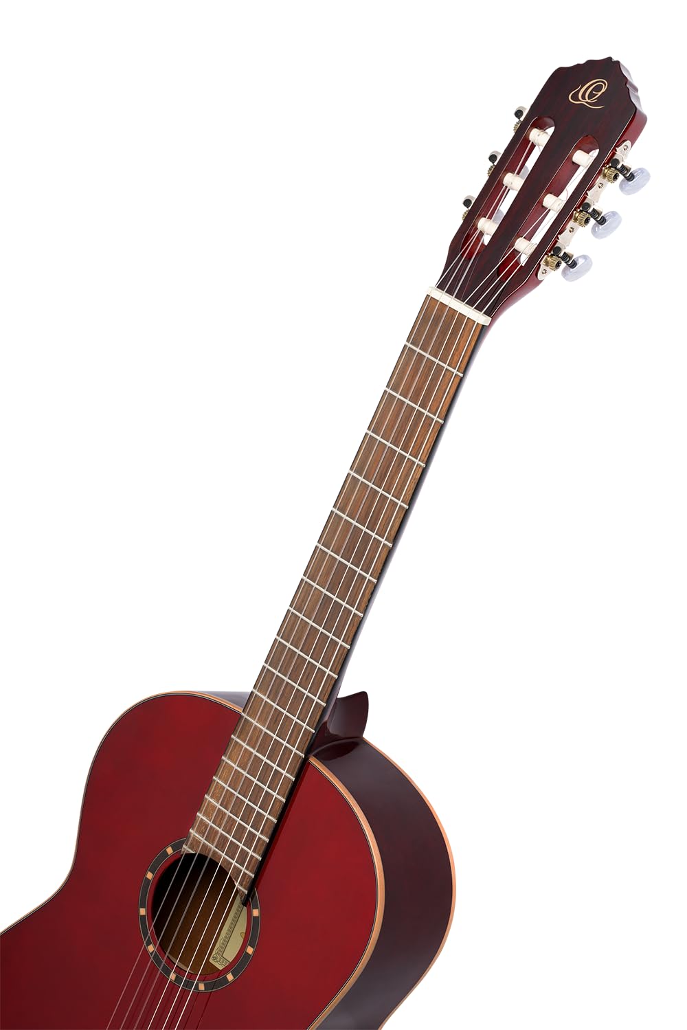 Ortega Guitars Guitare Classique Gaucher – 4/4 – Family Series – Housse Incluse – Épicéa / Acajou, Rouge (R121LWR)
