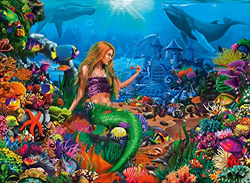 Ravensburger Kinderpuzzle - 12987 Die Meereskönigin - Meerjungfrau-Puzzle für Kinder ab 8 Jahren, mit 200 Teilen im XXL-Format – Bild 3