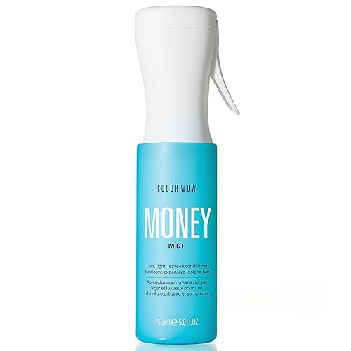 COLOR WOW MONEY MIST – Luxe Leave-in Conditioning Treatment for Glossy, Expensive-Looking Hair | Moisturizes, Defrizzes & Detangles for smooth, silky texture - 5 Fl Oz (Pack of 1)