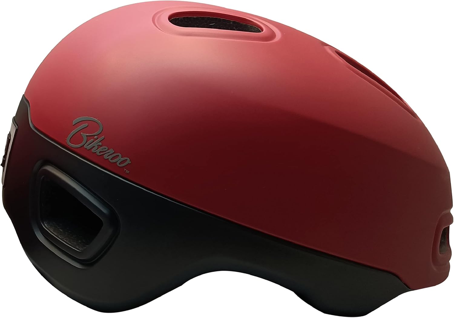 Bikeroo Adult Multi Sport Bike Helmet with Rear Safety Light, Adjustable Head Protection All Purpose Cycling Safety Gear for Men & Women