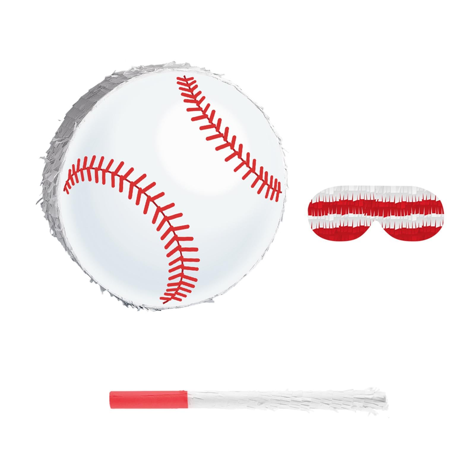 Da Baseball per Bambini E Bambine, Ideale per Feste Al Chiuso E All'aperto, con Mazza E Benda Sugli Occhi.