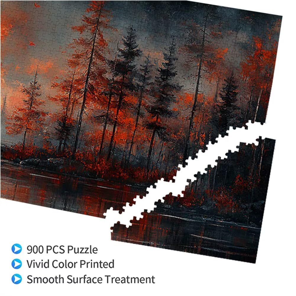 Puzzle Paysage 900 Pieces Aigle Puzzle Adultes 87 x 34 cm DIY Difficile Classiques Jigsaw Panoramique, Adulte Jeu éducatif, 2025 Bois Jigsaw Art Impossible Famille Challenge, Cadeau pour Femme P-7