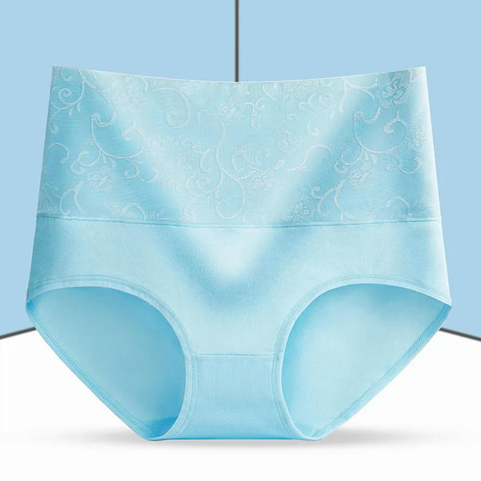 Ropa Interior Mujer Bragas De Talla Grande para Mujeres Ropa Interior Abdominal De La Cintura Algodón De Algodón Sin Costuras Apturas Sexys para Mujeres-CG-bhuizi-l