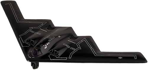 Air Force B-2 Stealth Bomber Jet 10 pulgadas de ancho de metal fundido a presión con acción de retroceso