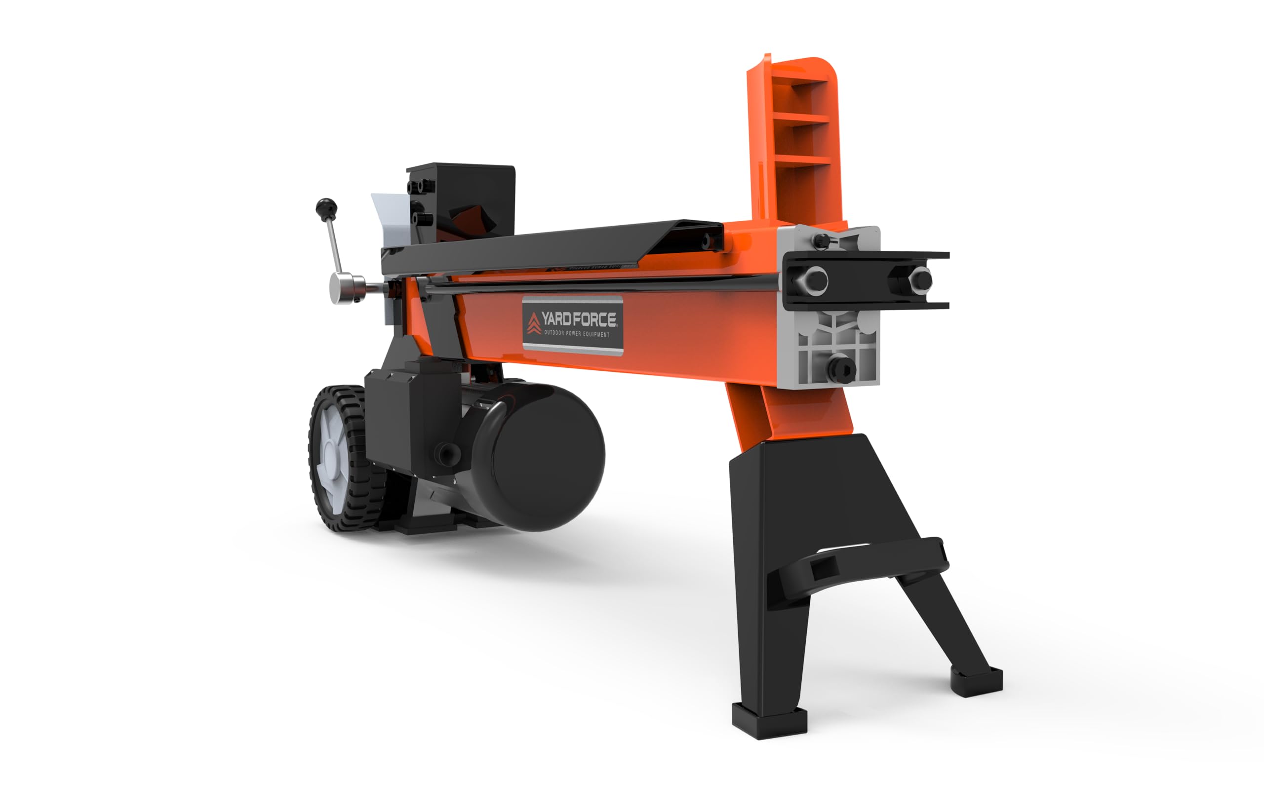 Yard Force Fendeuse de bûches électrique de 5 tonnes, moteur de 15 A, fend les bûches jusqu'à 53,3 x 25,4 cm, compact et facile à transporter, garantie de 2 ans