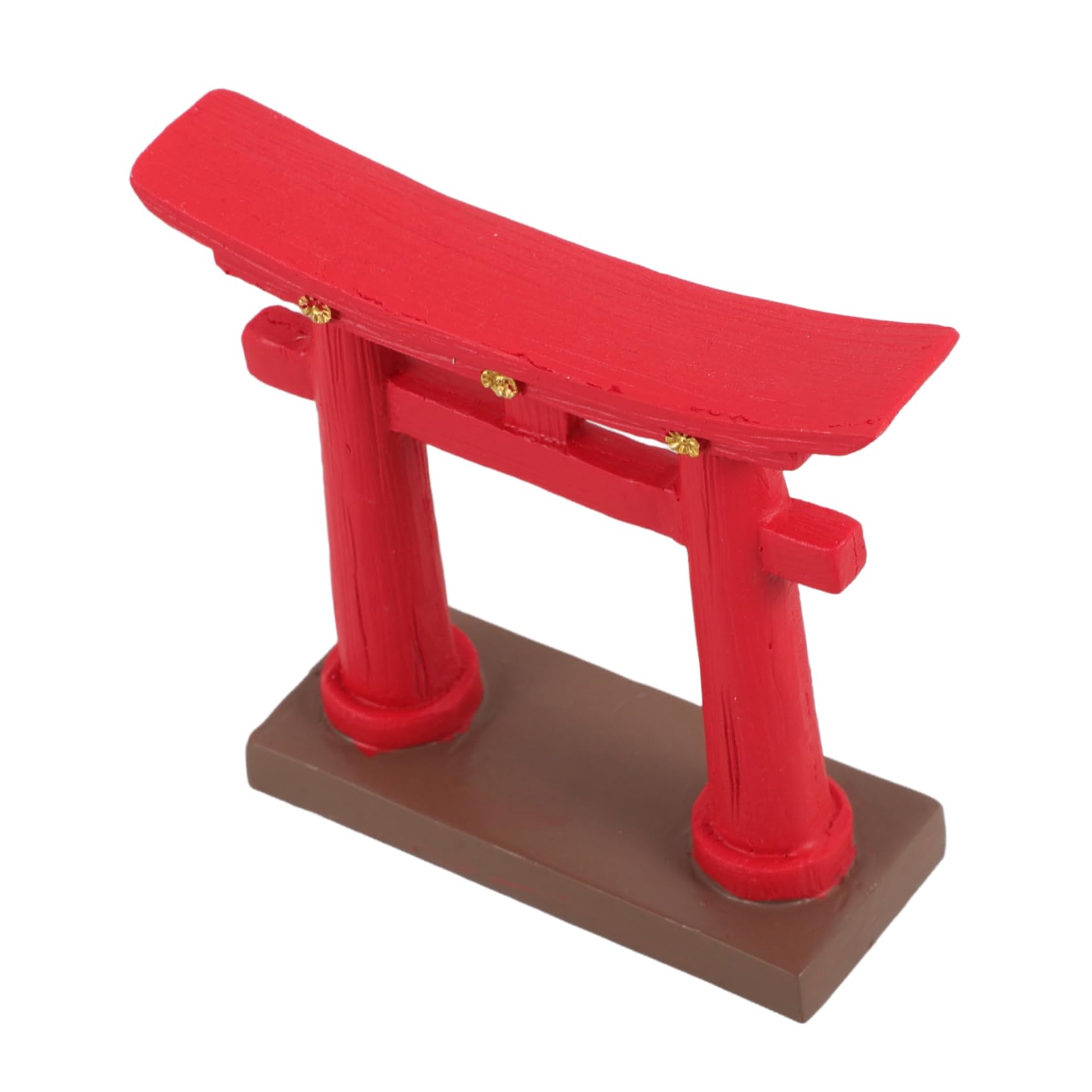 Cabilock 3piezas Miniatura De Puerta Japonesa para Acuarios y Jardines Adorno De Paisaje Cultural Decoración De Microescenario Zen Modelo De Puerta Torii