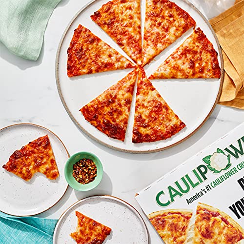 CAULIPOWER Three Cheese Stone-Fired Cauliflower Crust Pizza (4 Pack) - Thumbnail 5