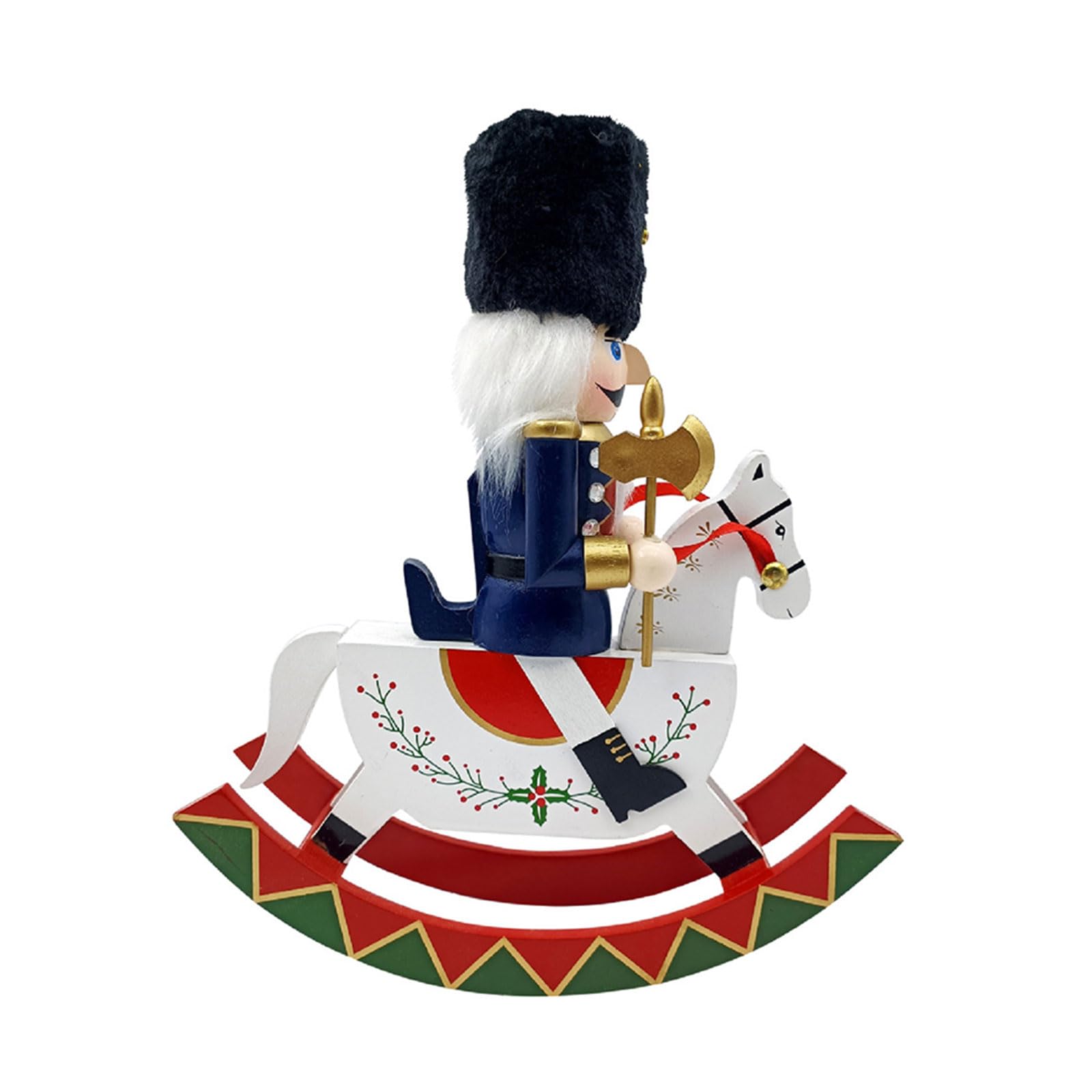 Elnwnnkc Christmas Theme Figurine Wood Decorations Statue for Unique Desktops Ornament Tabletop Decorative Sculpture Holiday Figurine