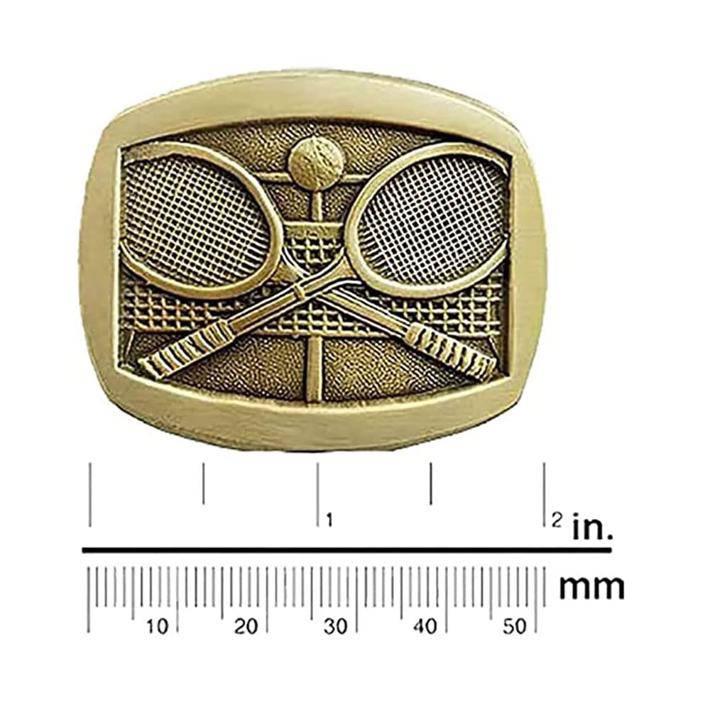 Indiana Metal Craft Tennis Belt Buckle OBMS103 IMC-Retail