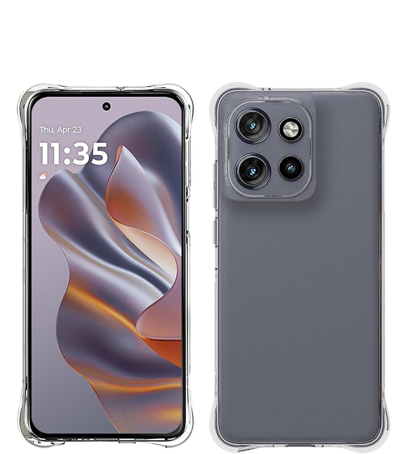 Lustree Case, Clear Case, Anti-Fingerprint Thin Slim Fit Cover, Shockproof Anti-Scratch Cover, Flexible Ultra Thin TPU Protective Cover, Classic Series for Motorola Edge 50 Neo (Transparent) (B0DHV5P7BK) Amazon Price History, Amazon Price Tracker