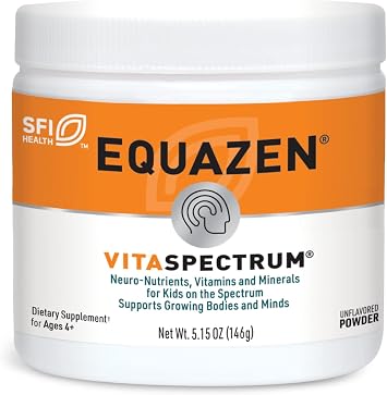 EQUAZEN VitaSpectrum Powder - Nutrients, Vitamins and Minerals Powder for Kids - with Choline, Folate, B12, B6, Vitamin E, and Vitamin D 5.15 oz