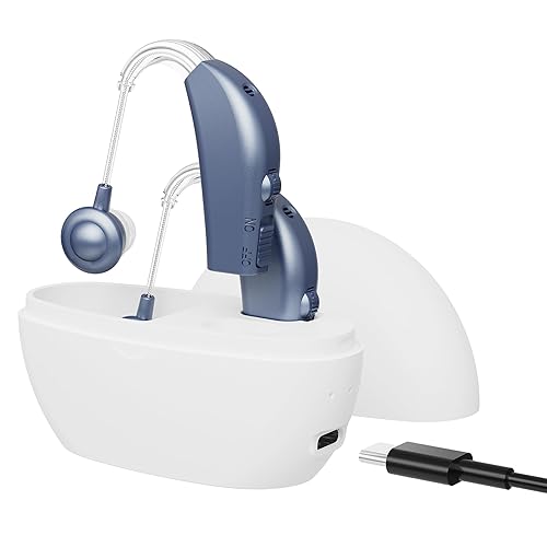 Amplificador auditivo digital - Par de 2 amplificador de sonido personal para mejora auditiva amplificador auditivo digital recargable con baterĂa Amplificador auditivo digital - Par de 2 amplificador de sonido personal para mejora auditiva amplificador auditivo digital recargable con baterĂa