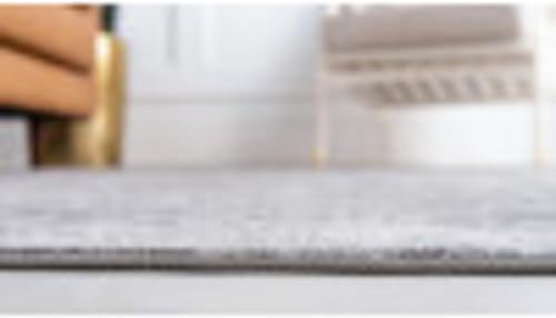 Miniatura 7 de Unique Loom Portland Collection - Alfombra Albany (4 pies 1 pulgada, cuadrada, grismarfil)