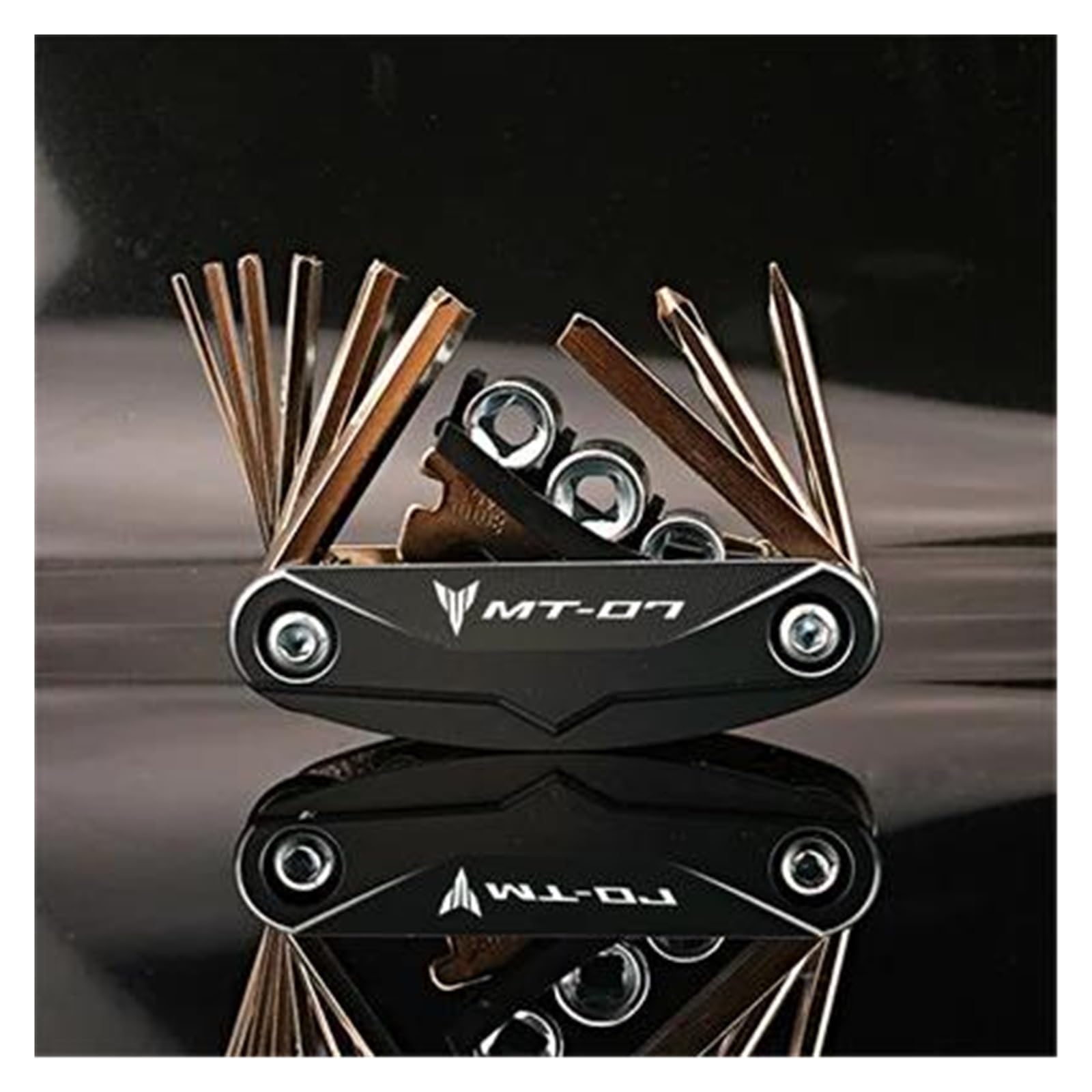 Screwdriver Wrench Tool Repair Screwdriver for Yamaha MT-07 FZ-07 MT 07 FZ07 FZ 07(Gray)