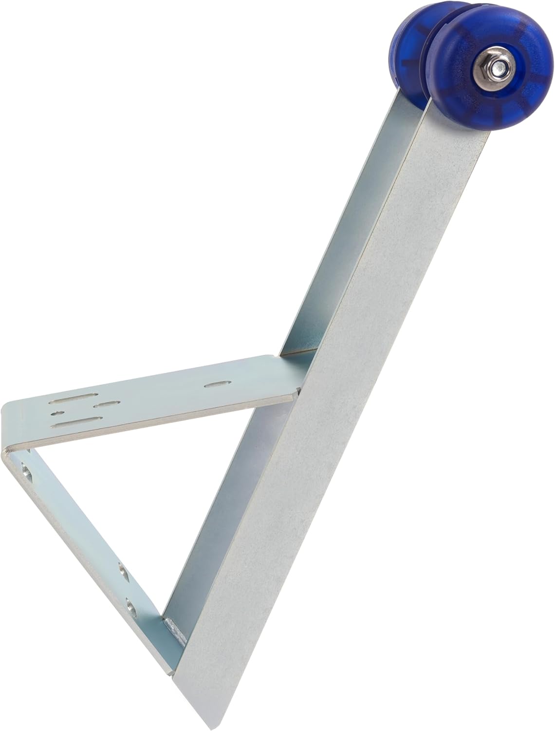 Winch Stand W/Roller Compatible with Universal Boat Parts Fit for 2" and 3" Winch Posts Silvery Blue Steel Rubber Galvanized