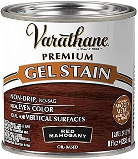 Varathane 358319 Premium Gel Stain, Half Pint, Red Mahogany