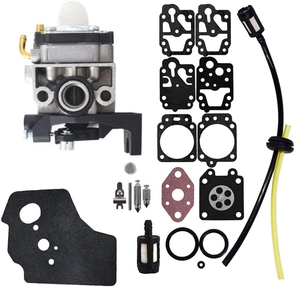 YAEGER Brushcutter Carburetor for HON-DA GX25 GX35 Whipper Snipper Grass Strimmer Air Filter Fuel Line Carburetor Rebuild Kit