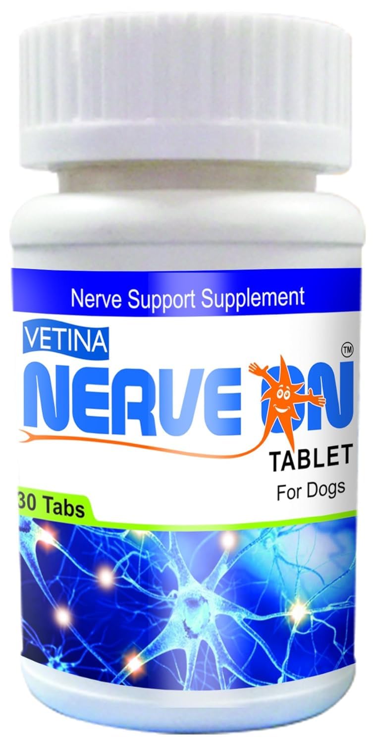 Nerve On Tablet, Nerve Support Supplement for Dogs, 30 Tablets-image-9