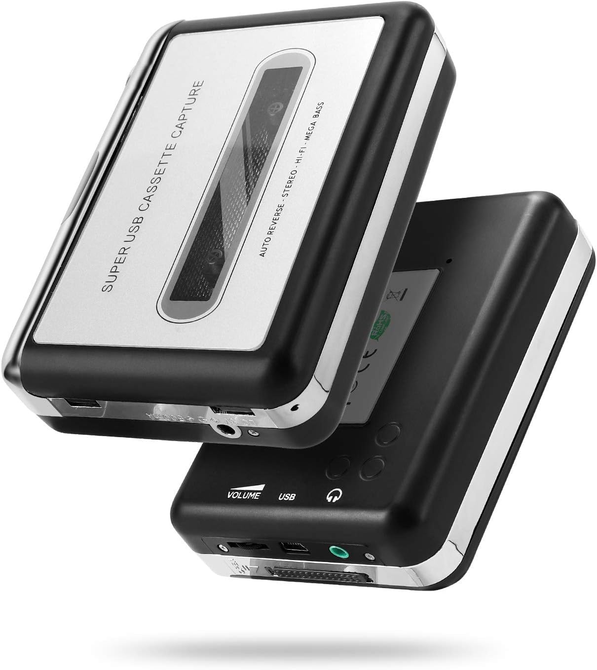 Cassette Player – Portable Tape Player Captures MP3 Audio Music via USB – Compatible with Laptops and Personal Computers – Convert Walkman Tape Cassettes to iPod Format-image-26