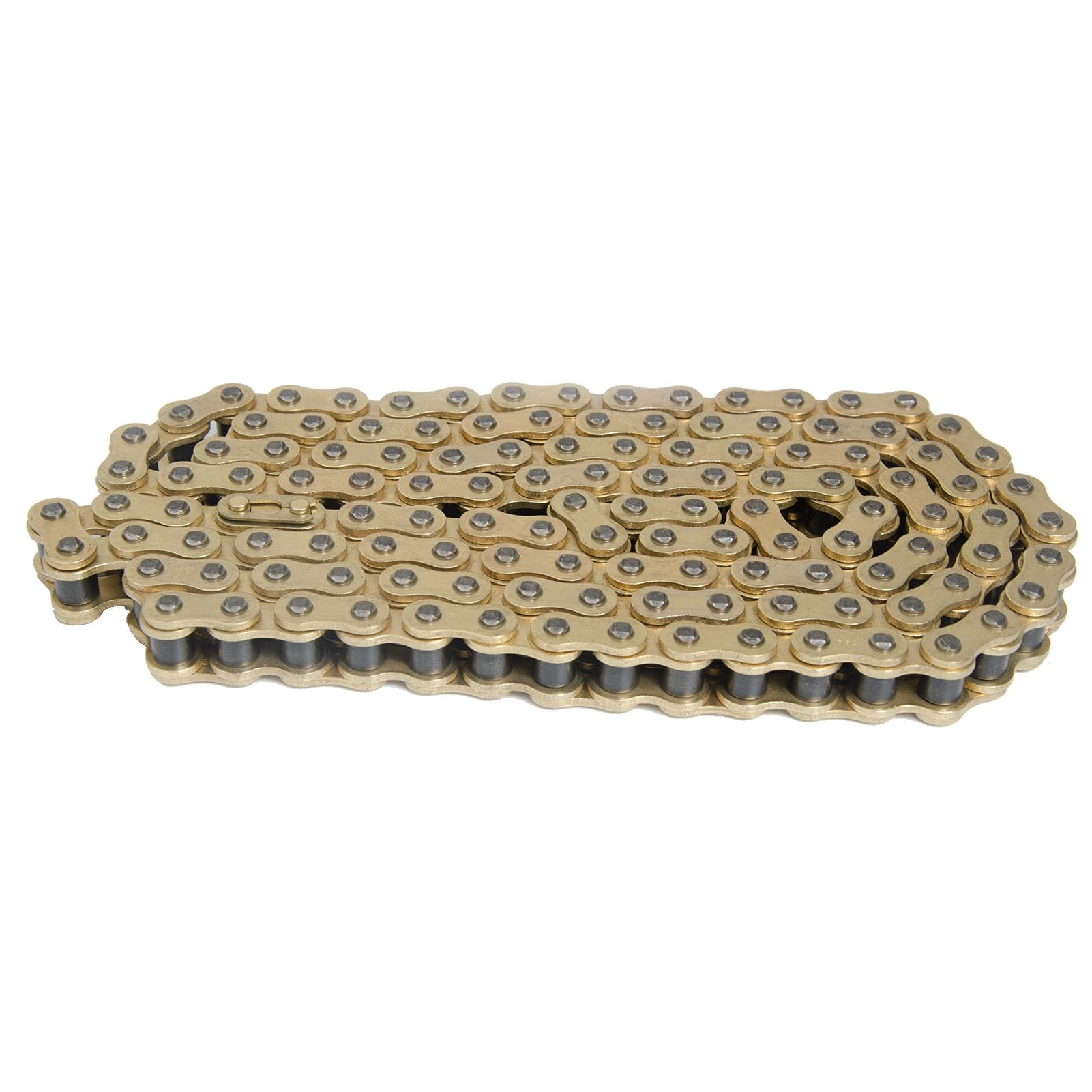 Catena di trasmissione dorata con O-Ring 525-120 di ricambio per moto ATV passo 525 120 maglie