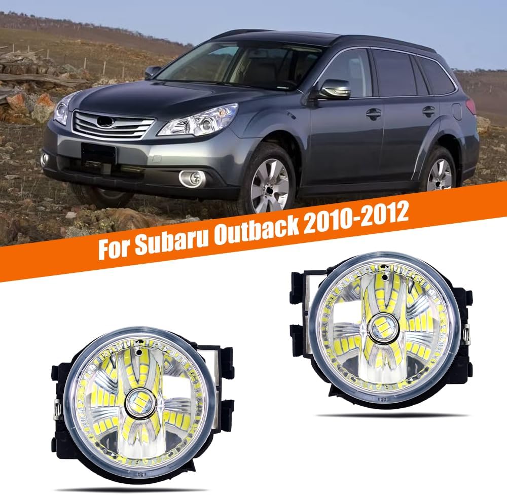 Front Bumper Fog Lights Lamps fit for Subaru Outback 2010-2012 & Legacy 2008 2009 & Impreza 2011-2014 & WRX STI 2013 2014 & BRZ 2013-2016 Left & Right LED 2 Pcs 84927AG230, 84927AG220 - Image 2