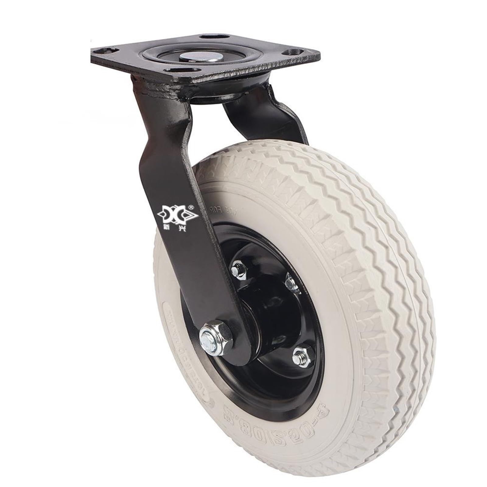 Roue increvable PU 8 pouces pleine pour diable et outil atelier