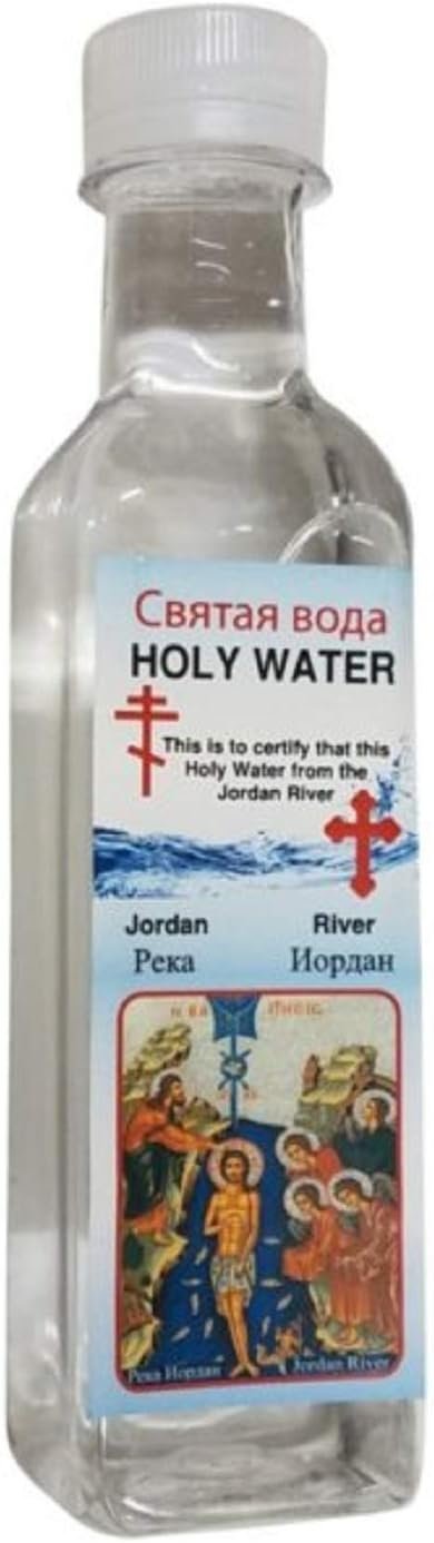 STRONG FAITH Blessed Prayer Holy Water from The Jordan River in The Holy Land (Water 300ml)