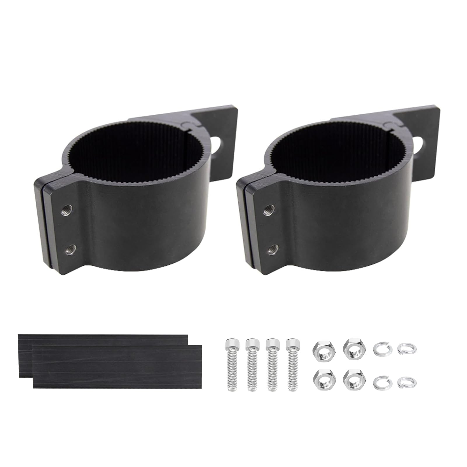17MM-25MM Support De Montage De Lumière,2PCS Support De Fxation Universel Pour Lampe De Travail/Feux De Brouillard Montage Bull Bar Bumper Pour Véhicules Tout-Terrain Camion De Voiture De Moto