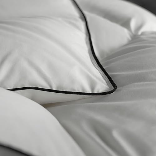 Miniatura 7 de Edredón de lujo de fibra de plumón tamaño King, ultrasuave y acogedor, relleno de edredón de la colección de hotel, esponjoso y cómodo, tamaño King