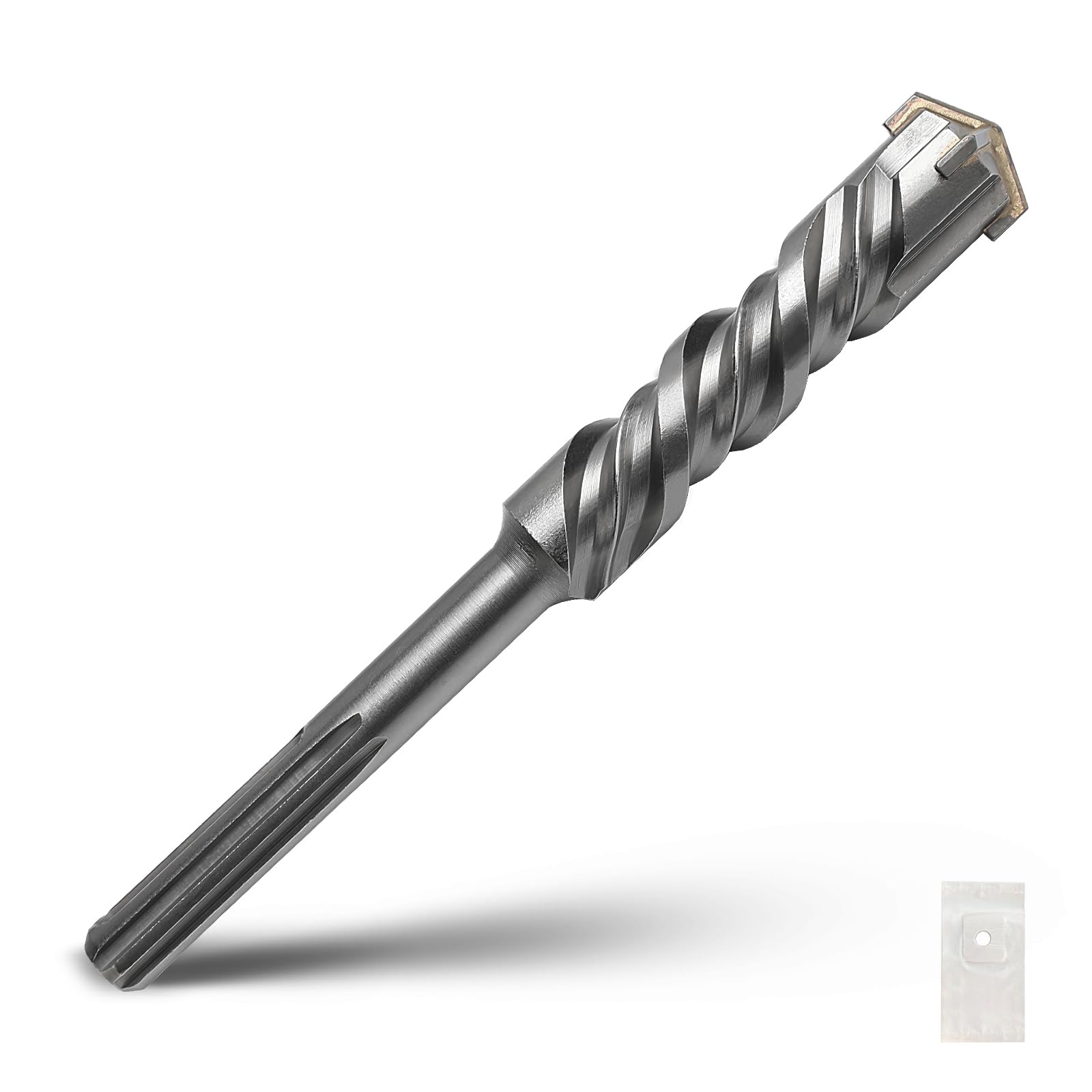 1-3/8 x 10 inch SDS Max Rotary Hammer Drill Bit, 35x260mm Carbide Tip Masonry Drill Bit,Concrete Drill Bit for Masonry, Brick, Stone, Concrete (Length