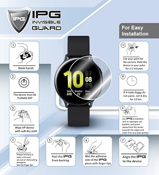Huawei Watch Fit 5 Pro ile uyumlu IPG Ekran Koruyucu (2 Adet)