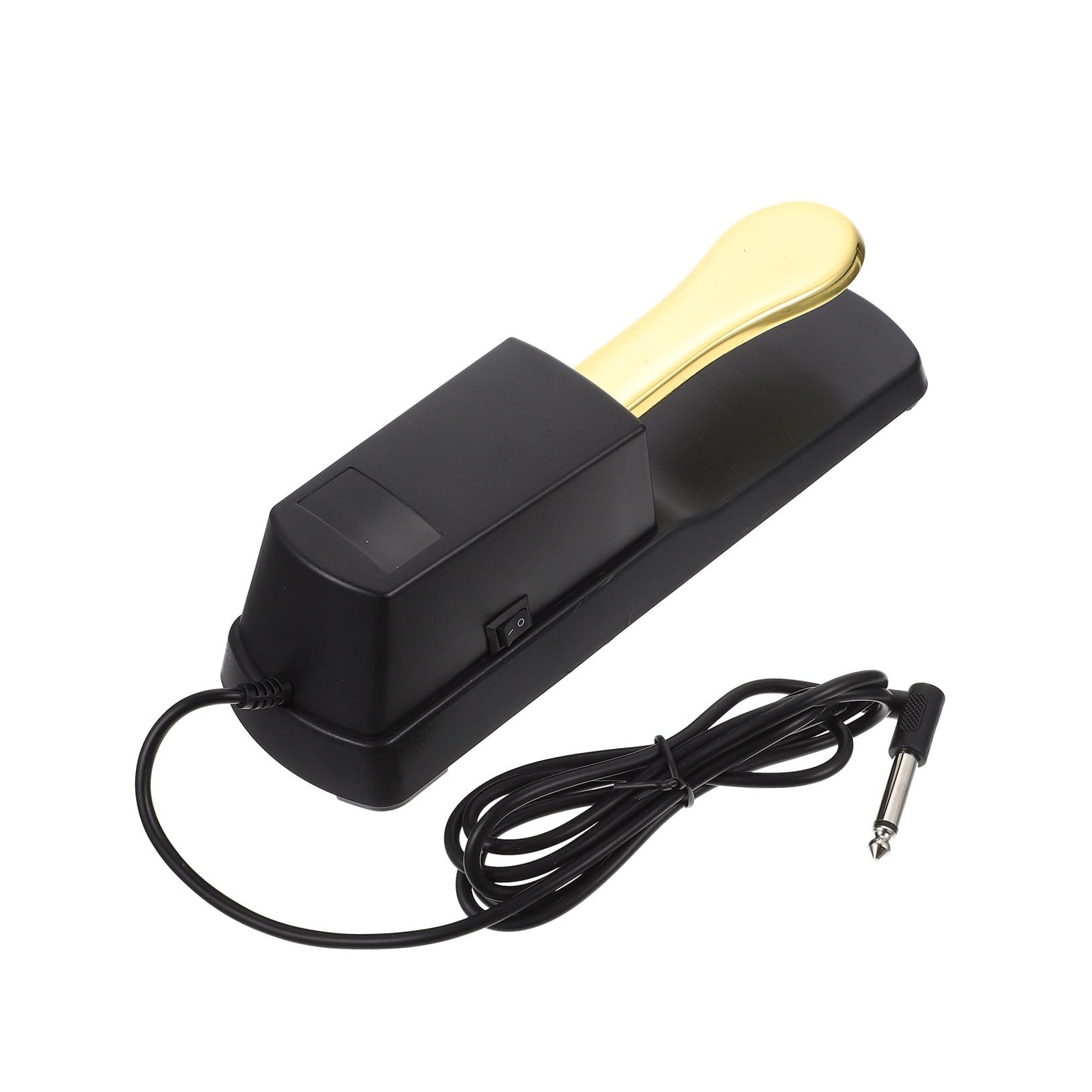 Pedale Sustain per Tastiera Elettronica Midi Pianoforte Digitale Abs Acciaio Oro Professionisti Musicisti Non Slip