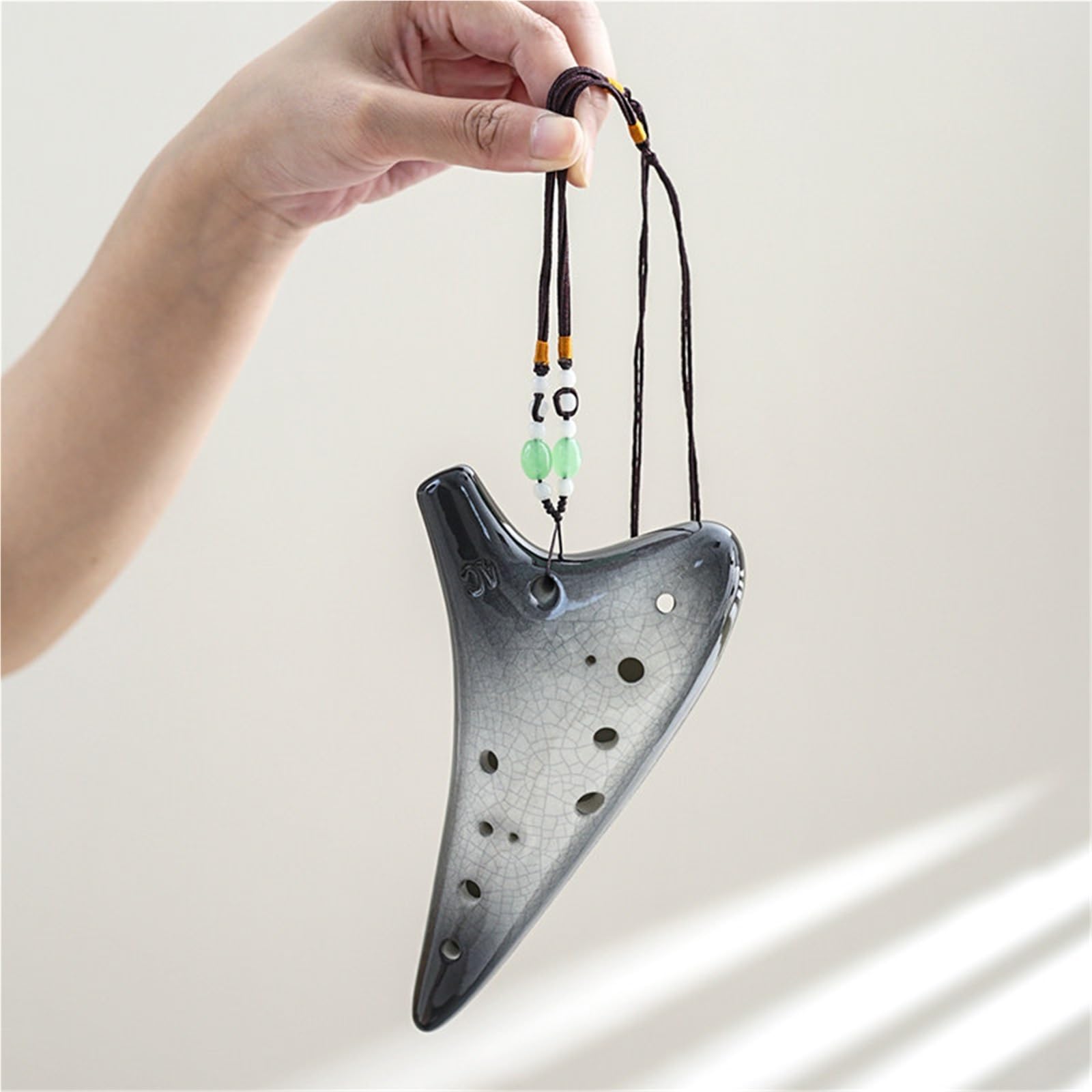Ocarina Alto Strumento, Ocarina 12 fori Alto C Key Ceramica Gamma 13