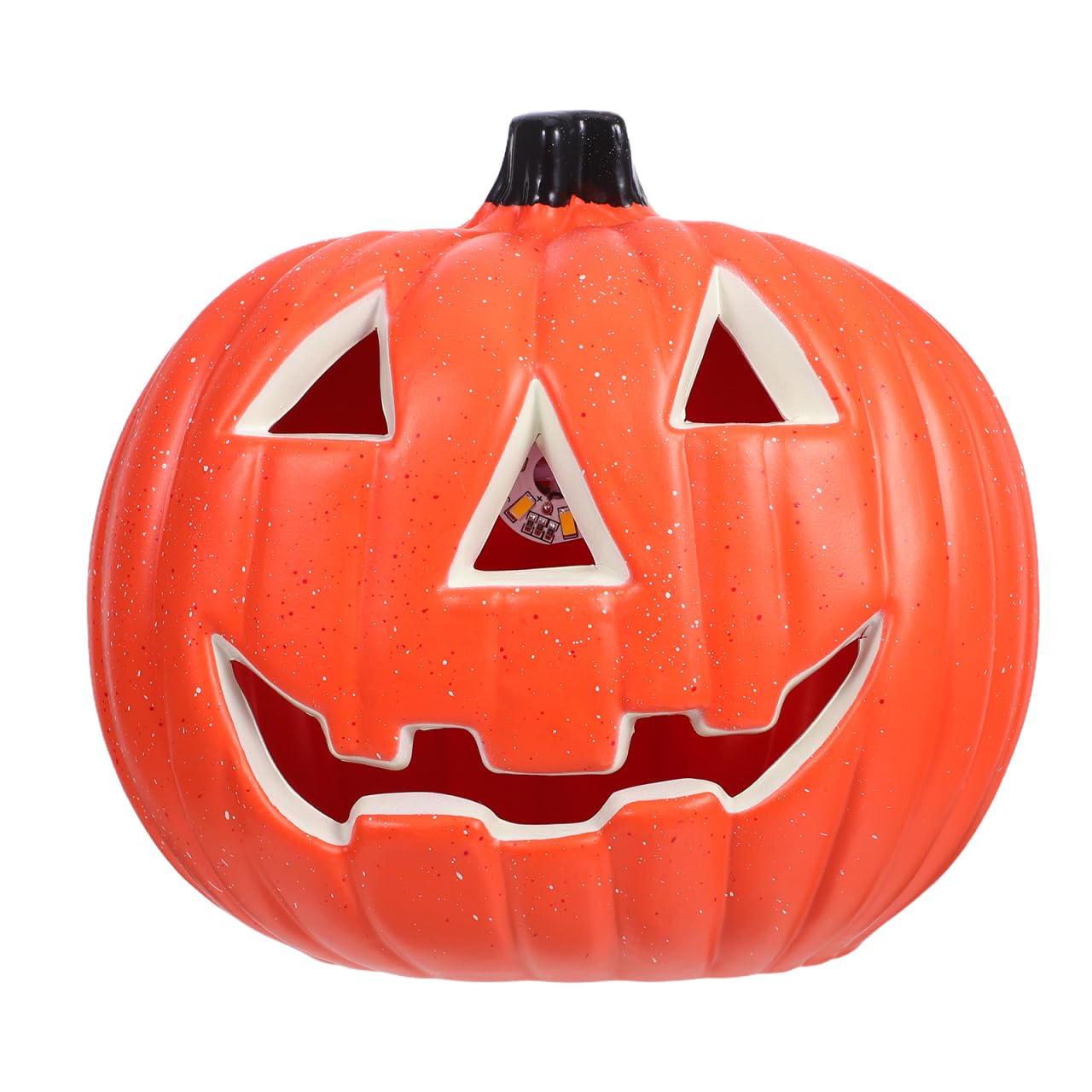 VANZACK Halloween Pumpkin Lantern, Outdoor Led Pumpkin Lantern Decoration Bright Orange Plastic for Parties and Trick-or-Treating 8